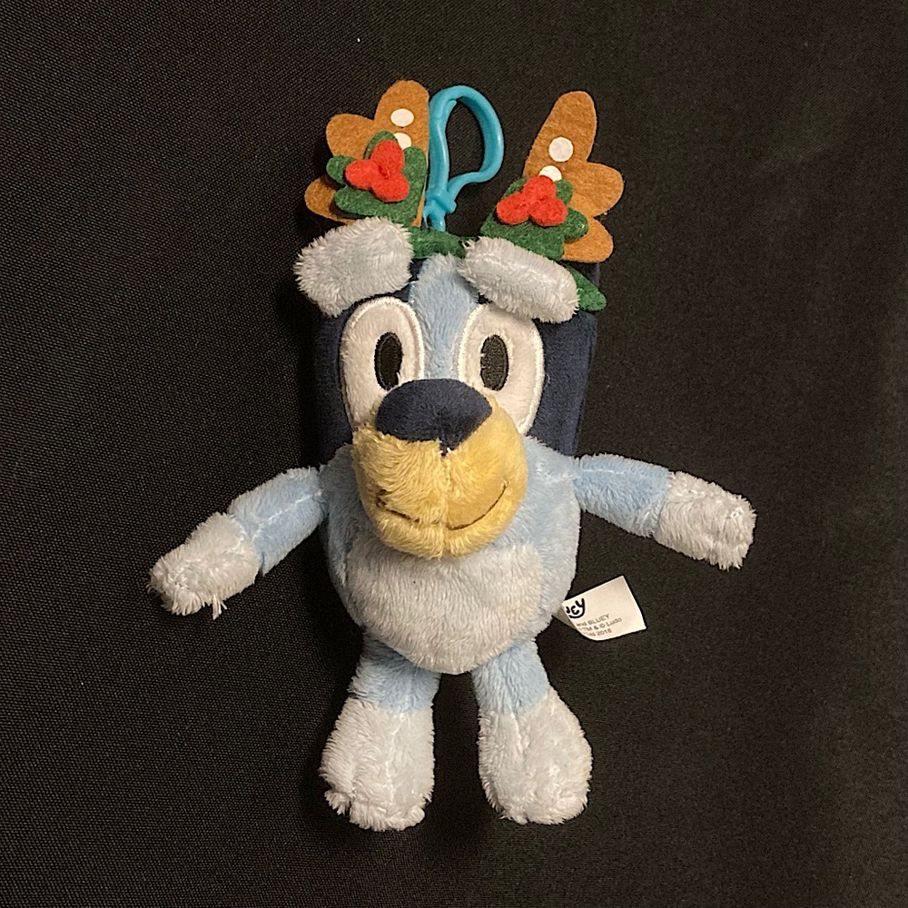 ⭐️ Bluey Holiday Mini Plush Keychain Bag Charm 6” inch